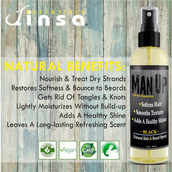 Man Up Natural Hair & Body Spray-BLACK - Image 2